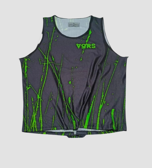 Black Neon Green Sport Tank Top – Muscle Cut